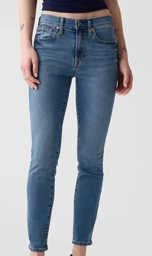 GAP Women's Skinny Jeans in Blue size 29r thumbnail 1