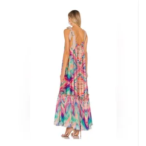 Le Superbe Kaleidoscope Colorful Pride Maxi Dress thumbnail 5