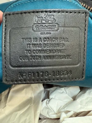 Coach 70th anniversary quilted chevron nylon satchel bag thumbnail 9