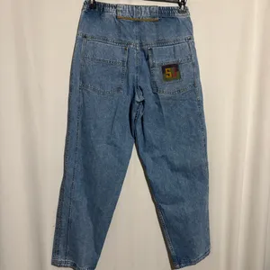 Vintage Levis Sport Blue Denim Jeans 28x32 with SJ back pocket logo thumbnail 4