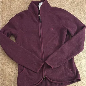 The North Face Purple Fleece Jacket thumbnail 2