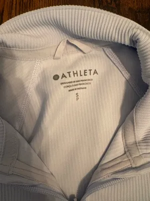 light blue Athleta sportswear jacket thumbnail 2