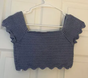 Crochet Bow Top thumbnail 2