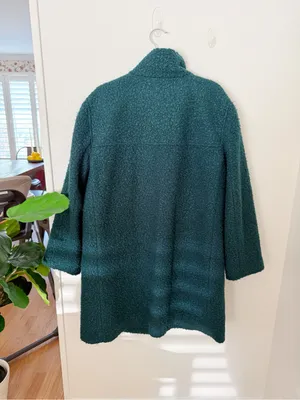 Loft Funnel Neck Coat Sz L thumbnail 3