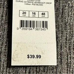 Cotton On Curve Ultimate Workout Crop Top/Sports Bra thumbnail 8