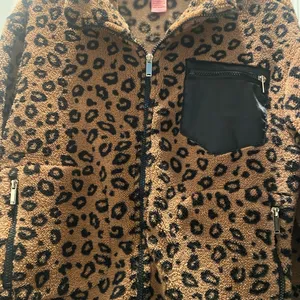 Coco & Shay Fleece Sweater Jacket Size.XS Brown thumbnail 2