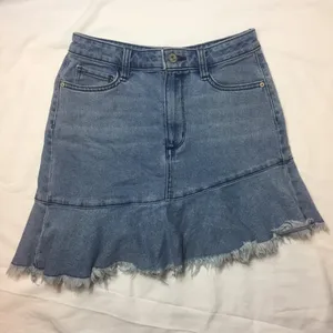 Arizona Vintage Style Asymmetrical Denim Skirt thumbnail 3