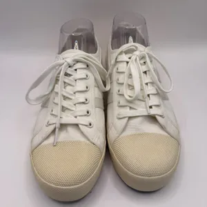 Gola Coaster Womens Off White Canvas Low Top Sneakers Trainers Cream Size 10 thumbnail 4