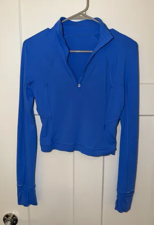 Lululemon Rulu Run Cropped Half-Zip thumbnail 1