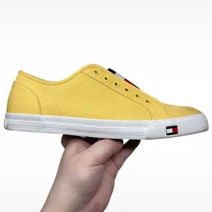 Tommy Hilfiger “Anni” Yellow Slip-On Sneaker Women’s Size 10M Preppy Designer thumbnail 8