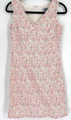 Vintage Y2K‎ Old Navy Ditzy Floral Micro Floral Shift Dress Coquette Size 1 XS thumbnail 1