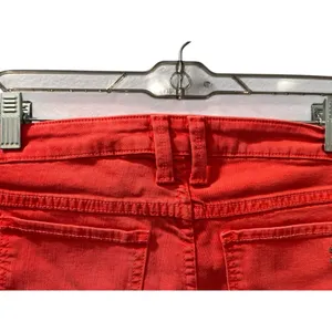Franky B. NWT Low Rise Red/Pink Denim Jean Shorts Size 26 Cutoff Casual Summer thumbnail 8