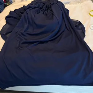NEW Jessica Howard Navy Blue Formal Dress with Chiffon Overlay Women’s Size 16W thumbnail 14