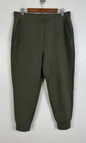 CALIA by Carrie Underwood Women Olive Green Jogger Pants Size L Stretch Active thumbnail 1