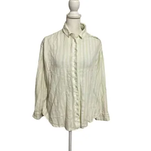 ✨Madewell Linen-Blend Painter Sz Medium Shirt in Eades Stripe✨ thumbnail 5