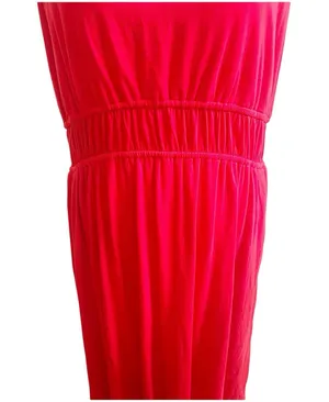 Cato Serenity Soul Maxi Dress In Racing Red Size XL Empire Waist Tomato Girl thumbnail 7