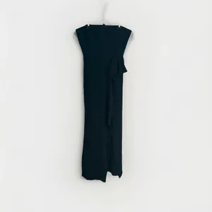 Dress The Population Kai Strapless Gown with High Slit in Pine Green Size XXL thumbnail 5