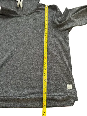 Vuori Women's Halo Essential Hoodie Size L Heather Gray thumbnail 5