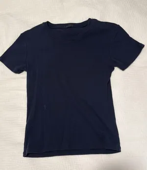 Navy Brandy Melville Baby Tee thumbnail 1