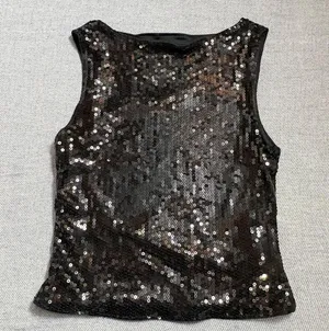 SHEIN Women's Black Crop-top thumbnail 1