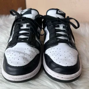 Nike Dunk Low Panda Black White Shoes Size 10 thumbnail 3