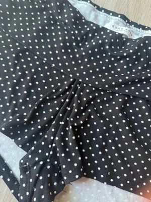 Polka dot fold over shorts!! Black Size M thumbnail 3