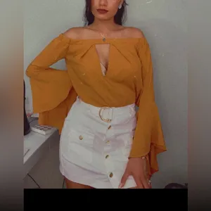 Urban Heritage White Button Front Mini Skirt Size Small High Waist thumbnail 2