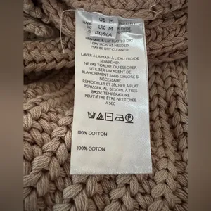BEST Free People Sweet Nothing Cardi NWOT - Medium - Sandcastle Tan Beige Knit thumbnail 9