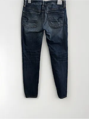 American Eagle Outfitters Women’s medium Blue Jeggings size 6 thumbnail 2