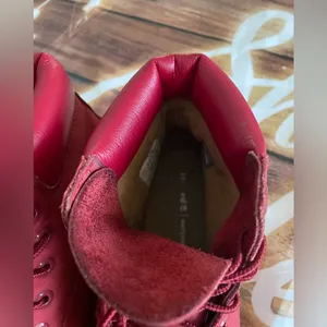 Timberland Cherry Red Leather Boots thumbnail 10