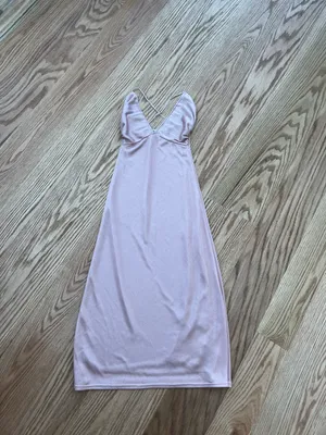 ZARA Pink Shiny Dress thumbnail 4