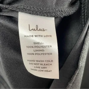 NWT Lulus Catch a Glint Metallic Bustier‎ Mini Skater Dress in Black Size Medium thumbnail 7