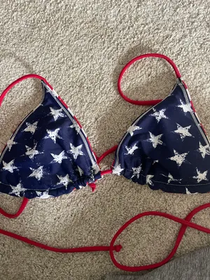 Target Red White and Blue Swim Top thumbnail 2