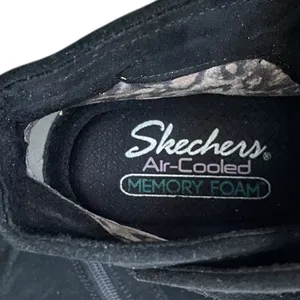 Skechers Parallel Triple Thread Black Suede Leather Ankle Boots Zipper US 10 thumbnail 12