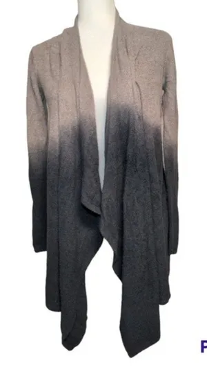 Barefoot Dreams Blue Bamboo Chic Lite Calypso Waterfall Long Sleeve Cardigan S/M thumbnail 1