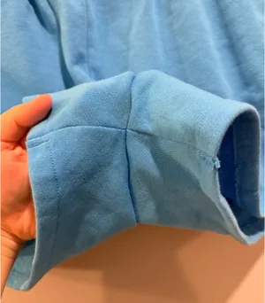 Zenana Elastic Waist Shorts Bright Blue thumbnail 3