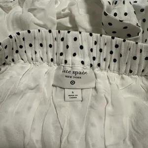 NWT Kate Spade White and Black Polka Dot Dress thumbnail 6