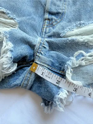 Levi’s 501 Original Denim Distressed Button Fly Shorts in Quiet Riot Size 27 thumbnail 14