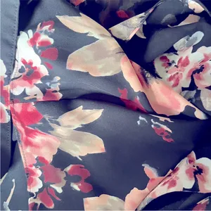 White House Black Market Black Floral Dress thumbnail 7