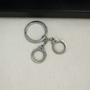 Handcuff Keychain Charm for Men Women Car Keychain Key Ring Bag thumbnail 4