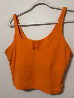 Lululemon Align Tank Size 14 Orange thumbnail 3
