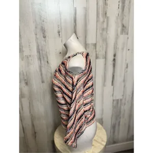 Anthropologie Postmark Malu Striped Sweater medium Multi color space dye thumbnail 9