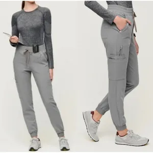 FIGS‎ Charlotte Slim Fit Scrub Pants Cargo Pockets Jogger Gray XXS NWT thumbnail 2