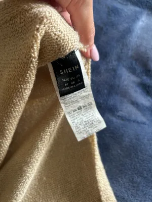 Knit Top Tan Size M thumbnail 5