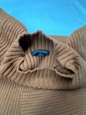 Orange Fall Sweater Brown Size L thumbnail 2