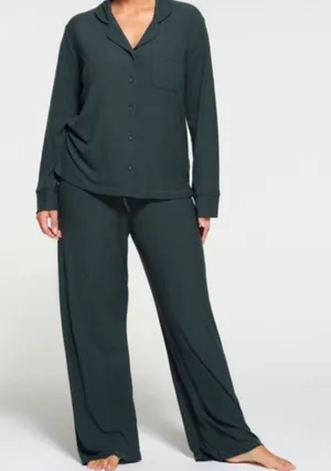 SKIMS Cypress Soft Lounge Pajama Set M thumbnail 1