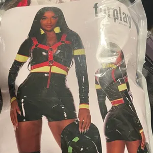 NEW Forplay Keep It Lit Firefighter Costume Size Large XL thumbnail 4