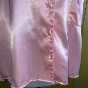 Victoria’s Secret women M Longsleeve top & shorts pajama set pink thumbnail 4