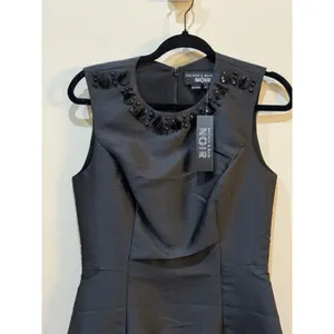 New SACHIN & BABI NOIR Northbook‎ Dress Embellished Jeweled Beaded Onyx Size 6 thumbnail 4