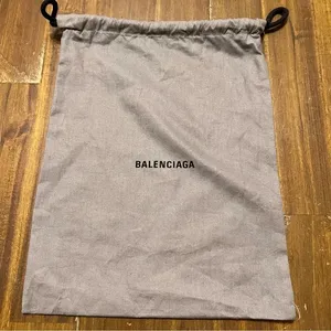 Balenciaga Gray Dust Bag Cover Sleeve Protector Caer Travel thumbnail 1